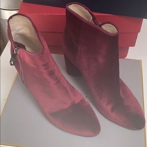 Louise et Cie velvet booties